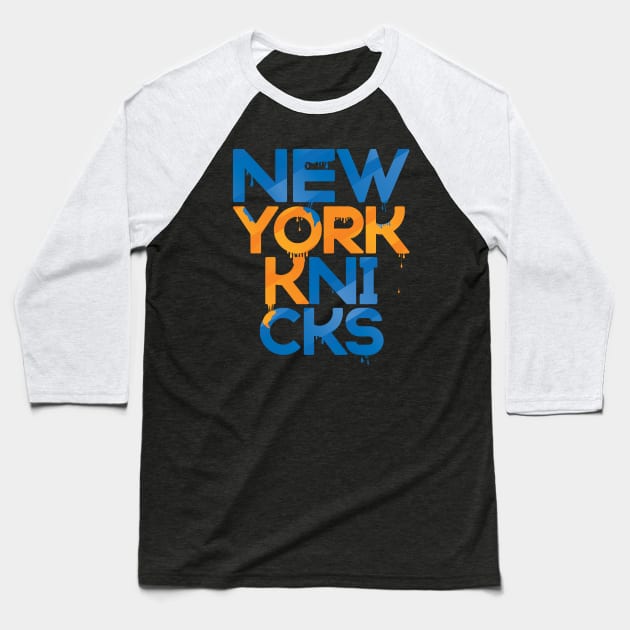 New York Knicks Baseball T-Shirt by slawisa